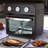 12.5 Quart Air Fryer Convection Toaster Oven, 1500W, 4 Cooking Modes, 7-in-1 Multifunction with Roast, Bake, Grill, Broil, Toast, Dehydrate, Defrost, Stainless Steel, Black-121356997