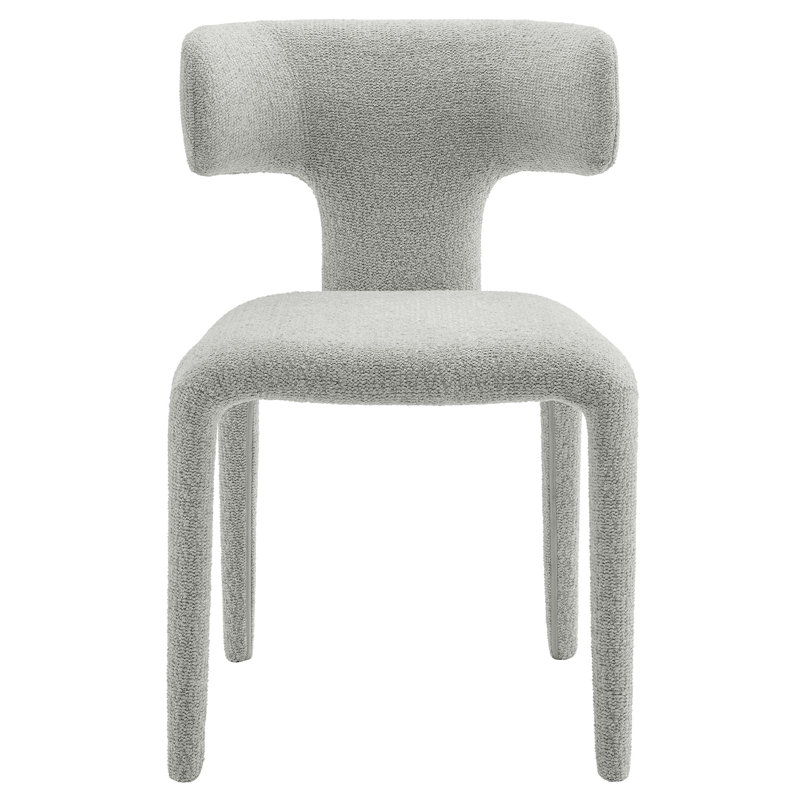 Chaise rembourrée Stellan, Gris colombe