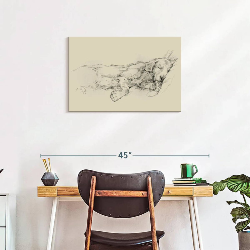 Dog Days I, 20" H x 30" W