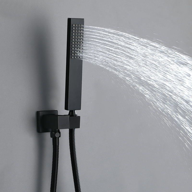 Ensemble de douche thermostatique 12 po avec système de douche à jets de pluie 12 po avec valve brute