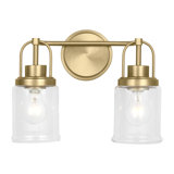 Anders Bathroom Bedroom Wall Fixture With Clear Shade