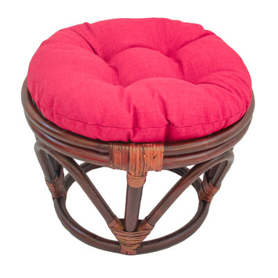 Repose-pieds d'extérieur avec coussin Arvina