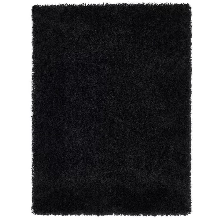 Coopers Black Shaggy Rug