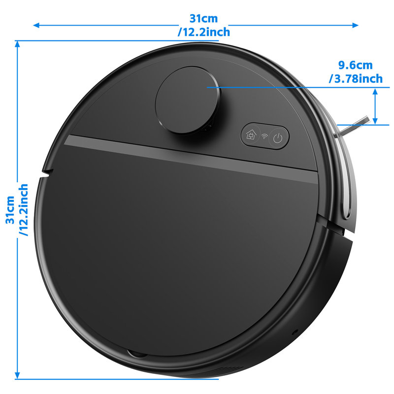 Pureatic Robot Vacuum , N5 Robotic Vacuums Cleaner with LiDAR Navigation, Self-Charging, 5000Pa Powerful Suction, 3D Mapping, for Pet Hair, Hard Floors