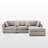 Wauseon 2-Piece 108.7" Upholstered L Shape Sofa with Convertible Chaise-1091701406