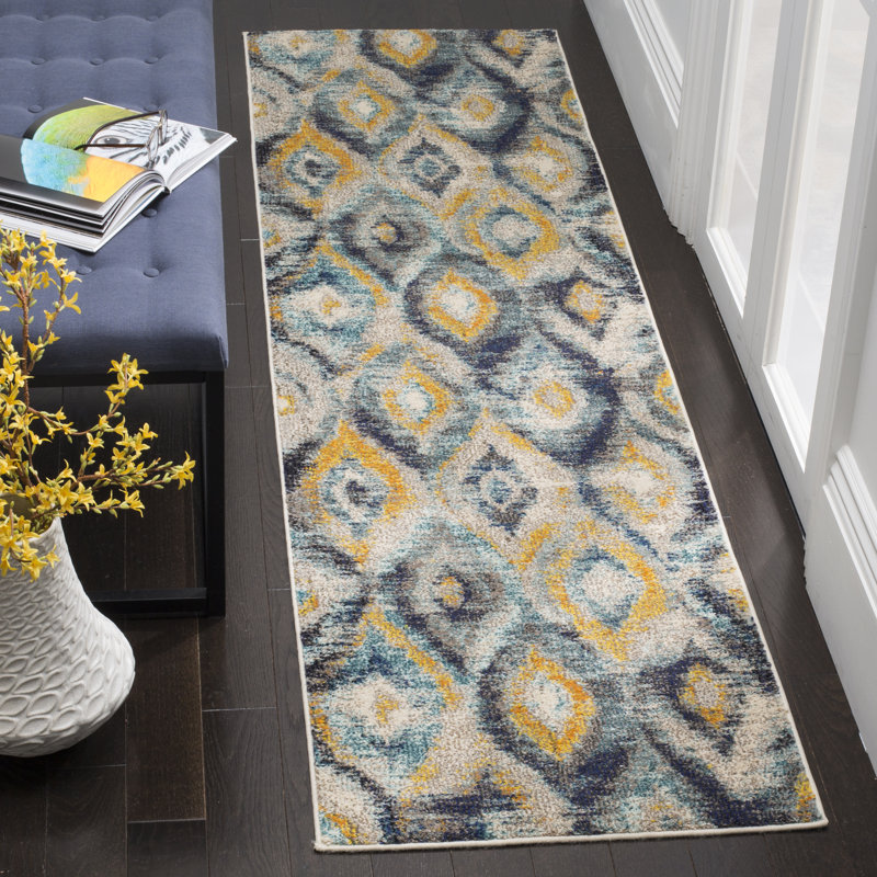 Nistler Ikat Area Rug, Runner 66 x 244 cm