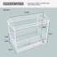 Lit cabane pour enfants avec rangement, lit simple à structure en acier, blanc moderne pour chambre familiale