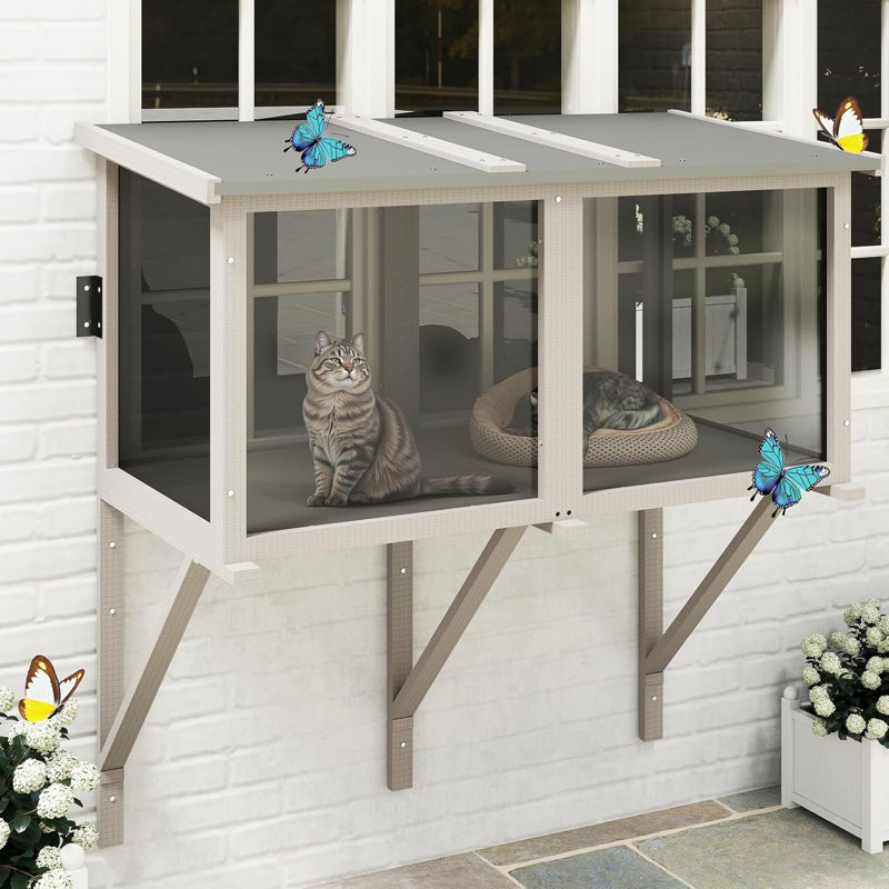 Enceinte de chat d'extérieur Catio
