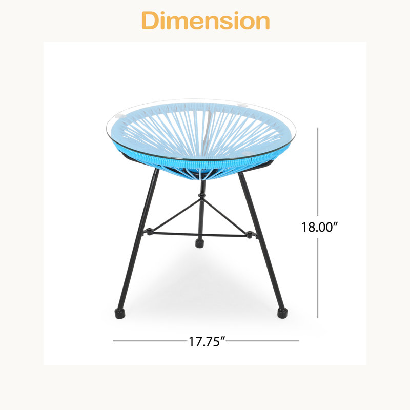 Table d'appoint, Bleu