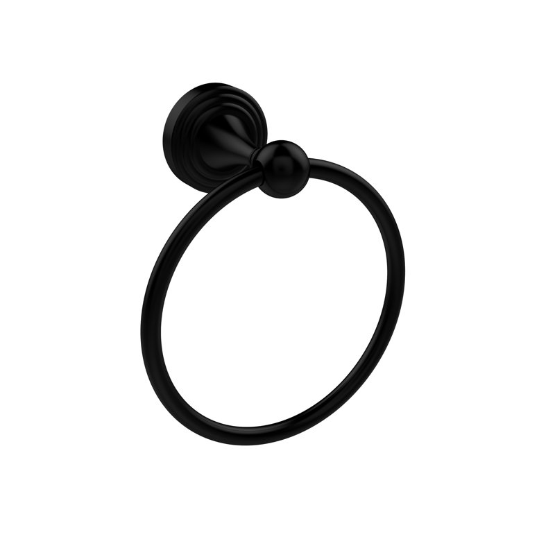 Anneau à serviettes Gober, Noir mat