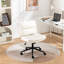 Fauteuil large - réglable en hauteur et pivotant sur 360 °, gris pour bureau-132960782