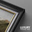 Vintage Autumn Mountain Range Valley, reproduction d'art encadrée-91356434-91356435