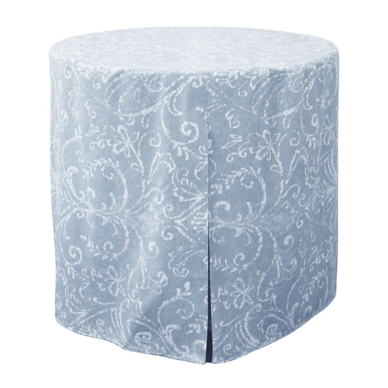 Tablevogue Round Table Cover, Misty Blue, 48.25" L x 48.25" W