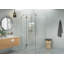 Halo 42 in. x 47 in. x 78 in. 90-degree Fully Frameless Glass Hinged Shower Enclosure-1198522488