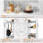 Solid Wood Top Kitchen Cart