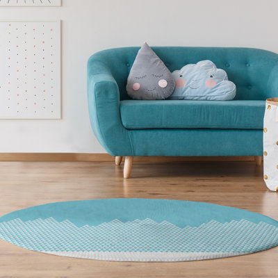 Chenille Geometric Indoor Rug