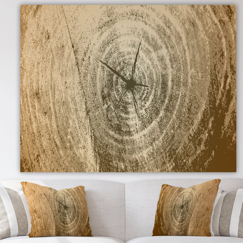 « Vintage Tree grooves », impression sur toile, H 36 po x l 46 po x 1,5 po