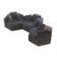 Canapé 54 po en chenille-654050531