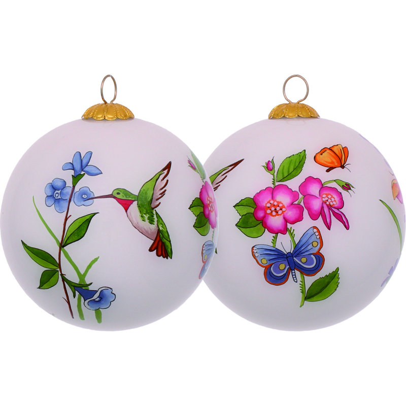 Ornement boule de fleurs