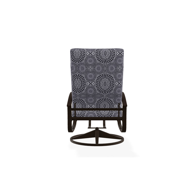 Belle Isle Outdoor Swivel Lounge Chair, Canvas Granite Sunbrella® Canvas, Kona P10, Textured Kona