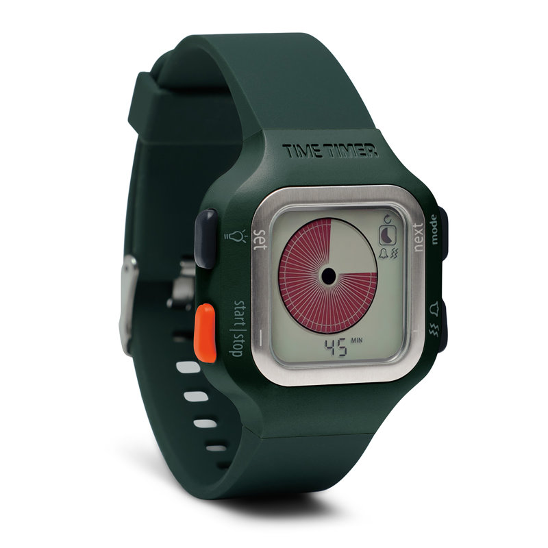Horloge Time Timer, grande, vert séquoia