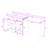 Multi-Functional Rolling Kitchen Island with Extendable Dining Table and Ample Storage-9641607