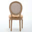 Chaise de salle à manger en lin-1208298086