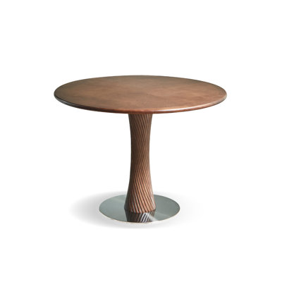 Walnut Round Solid Wood Dining table