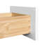 Armoire de base à porte simple en bois massif blanc Shaker pour rangement dans la salle de bain et la cuisine, l 15 po x H 34,5 po x P 24 po, tablettes réglables, construction robuste, assemblage simple, charnières étanches et à fermeture en douceur,