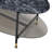 Silas Engineered Stone Top & Black Finish Nesting Table