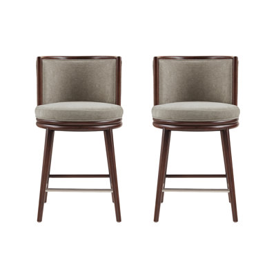 Tabouret de comptoir rembourré Evalyn