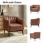 Fauteuil en similicuir de 27,5 po Yeilyn-94883784