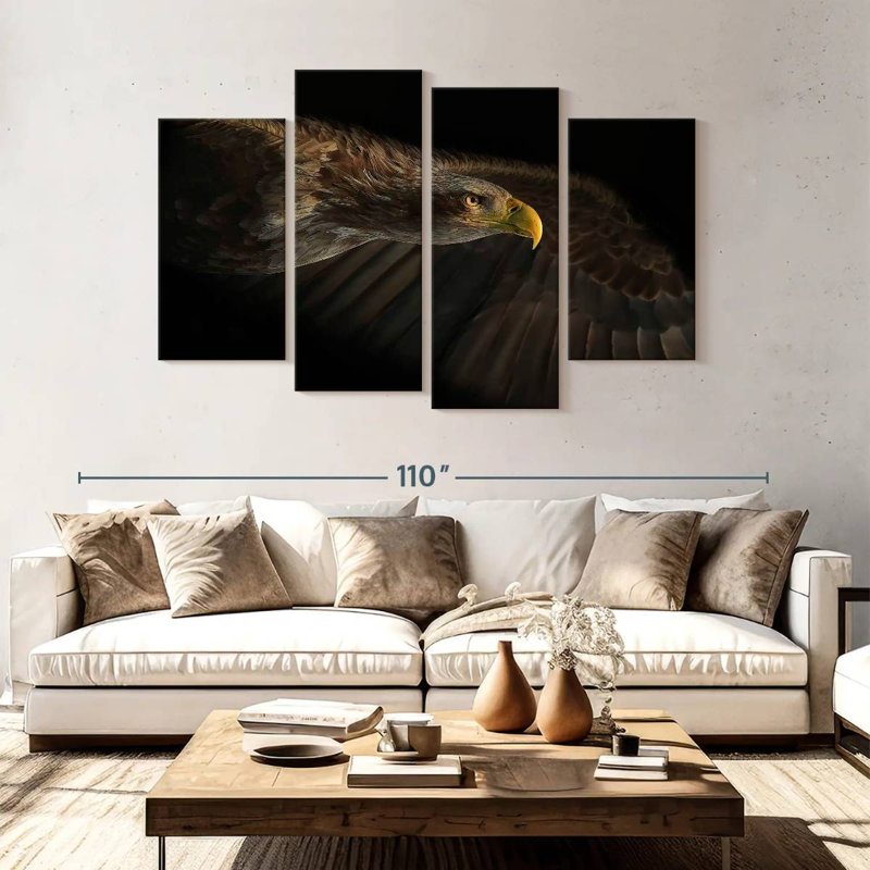 Brampt Eager Eagle, 54" H x 84" W