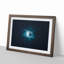 The Moon Passing the Sun in Abstract - Picture Frame Graphic Art Print-55763512-55763513