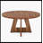 Round Dining Table For 4, 47" Wooden Kitchen Table Farmhouse Dinner Table-72112599