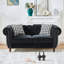 Canapé 67 po en tissu de velours Chesterfield-1109774988