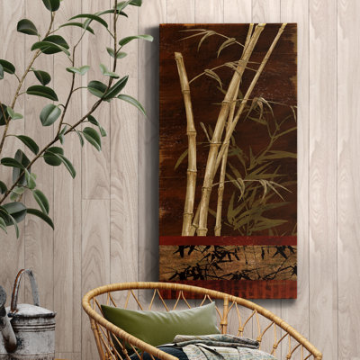Bamboo Garden I - Wrapped Canvas Print
