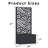Outdoor Metal Rectangular Individual Planter Box with Trellis for Climbing Plants-475247121