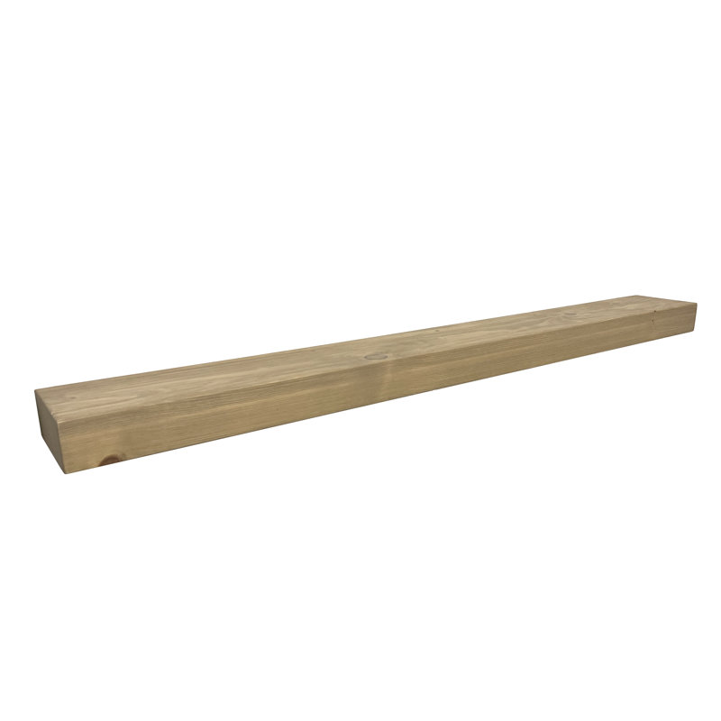 Anniek Fireplace Shelf Mantel, 66", Natural