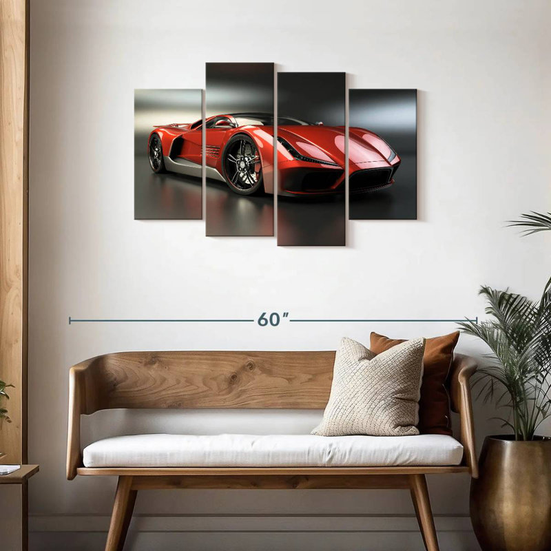 Voiture de sport de luxe Mehar, H 27 po x l 43 po