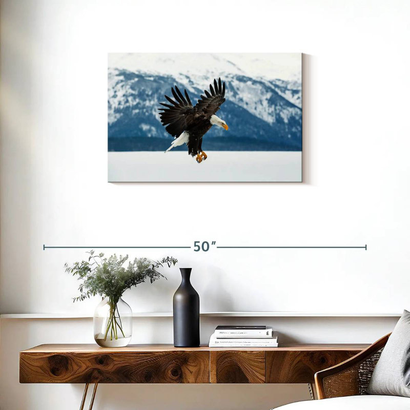 Alaskan Eagle, 20" H x 30" W
