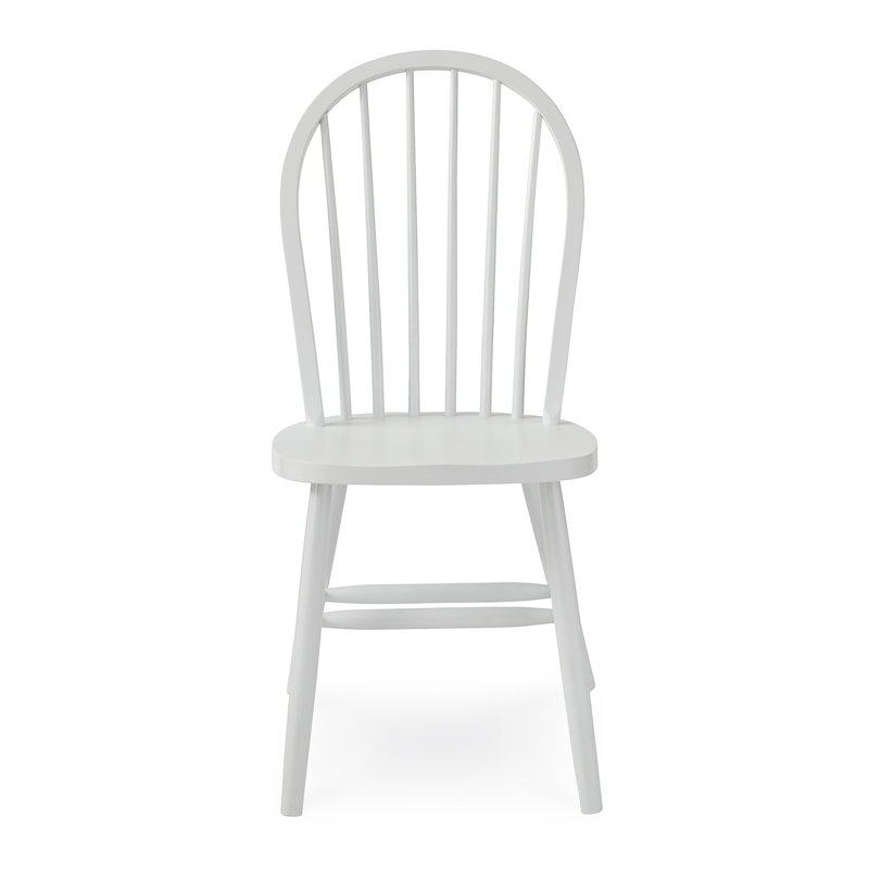 Genissa Solid Wood Side Chair, White