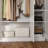 Modern White Wardrobe Set With Anti-Tip Design (Set Of 2)