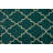 Teal Trellis 5X8 Hand-Tufted Modern Rug
