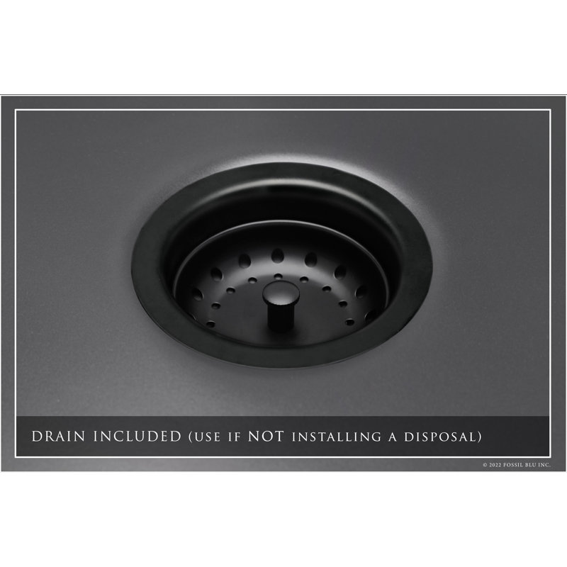 Luxury Solid Fireclay Farmhouse Sink, Matte Black Accessories
