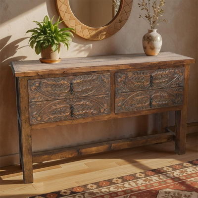 Juliza 59'' Solid Wood Console Table