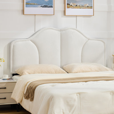 Upholstered Headboard Adjustable Height & Width Bed Head Backrest