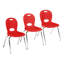 Chaises de classe empilables en plastique avec sièges profilés Structure Series-1417962284-1418158602
