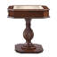 Cherry Game Table with Pedestal Base