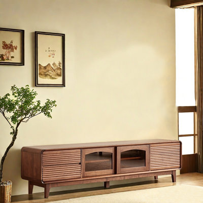 European style solid wood TV stand